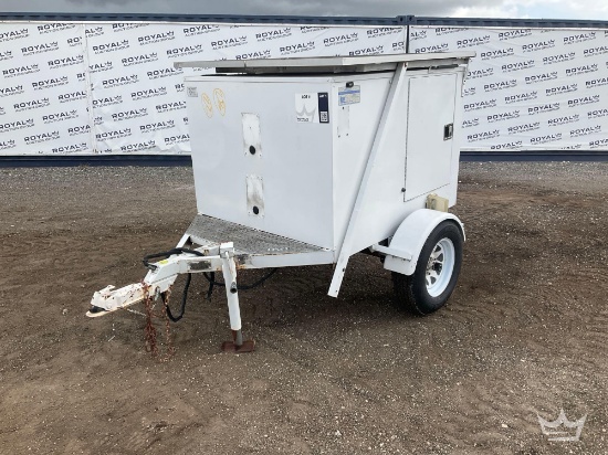 1995 Kustom Signals Inc. Towable Solar Speed Limit Trailer
