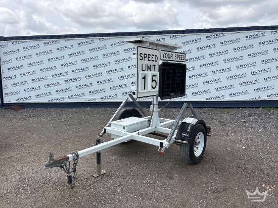 2014 Towable Solar Radar Speed Trailer