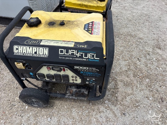2017 Champion 100155 Portable Gas/LPG Generator
