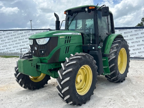 2014 John Deere 6125M 125HP 4WD Agricultural Tractor