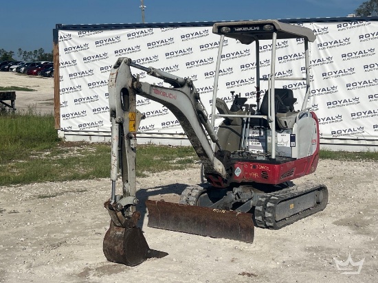 2019 Takeuchi TB216 Mini Excavator