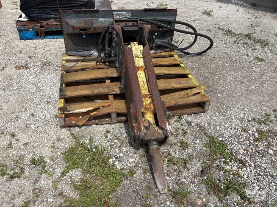 Hydraulic Breaker Skid Steer Attachment