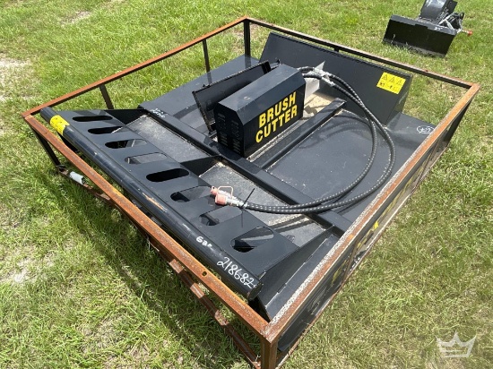 2026 Mower King SSRC 62in Hydraulic Brush Cutter Skid Steer Attachment