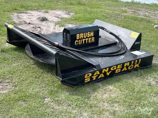 2025 AGT 70in Hydraulic Brush Cutter Skid Steer Attachment