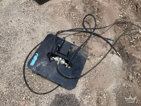 Rotary Brush Cutter Mini Excavator Attachment