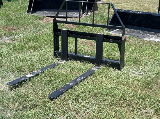 2025 Kivel 48in Forks and Frame Skid Steer Attachment