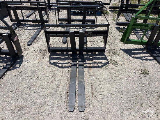 2025 48in. Kivel Forks and Frame Skid Steer Attachment