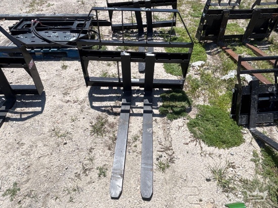 2025 48in. Kivel Forks and Frame Skid Steer Attachment