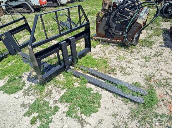 2025 Kivel 48in Forks and Frame Skid Steer Attachment