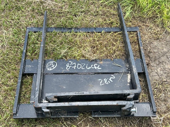 2025 28in Forks and Frame Mini Skid Steer Attachment