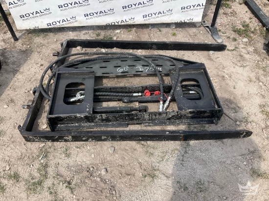 2025 Hydraulic Forks and Frame Skid Steer Attachment