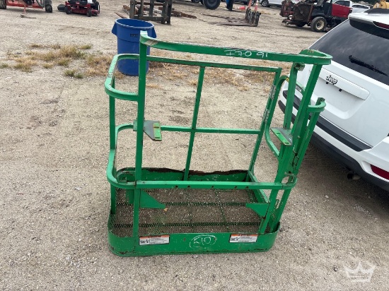 Boom Lift Man Basket Attachment