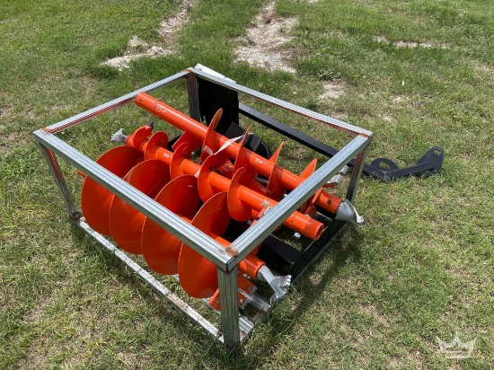 2025 Pabreak Hydraulic Auger Set Skid Steer Attachment