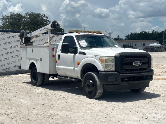 2012 Ford F-350 4x4 Auto Crane 4004EH 4,000 lb. Crane Service Truck