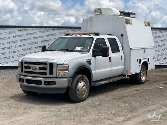 2008 Ford F-450 Crew Cab Knapheide Enclosed Service Truck