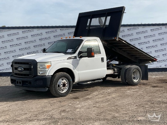 2015 Ford F-350 Flatbed Dump Truck