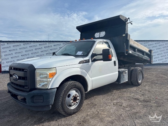 2016 Ford F-350 Mason Dump Truck