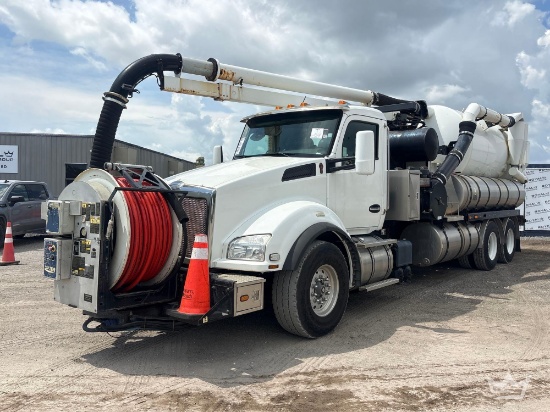 2016 Kenworth T880 T/A Vactor 2112P-16 Combination Sewer Jetter Vacuum Truck