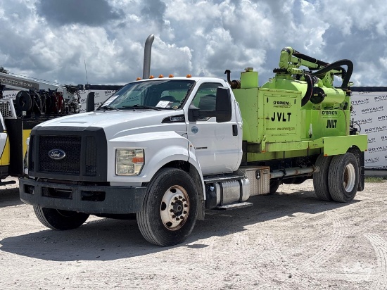 2016 Ford F-650 Hi-Vac JVLT Combination Sewer Jetter Vacuum Truck