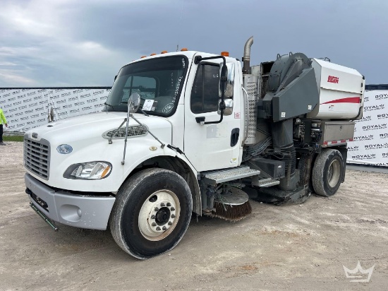 2019 Freightliner M2 106 Elgin RegenX Mid Dump Street Sweeper Truck