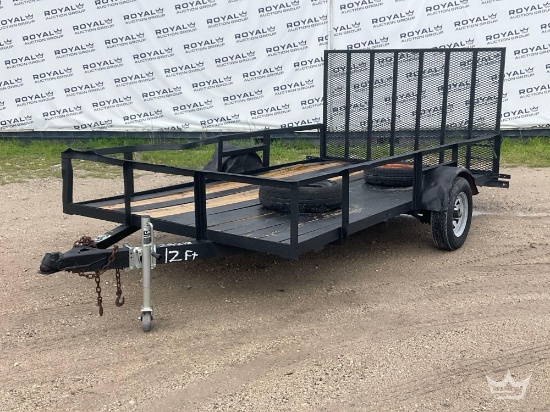 2008 HMDE 12ft. S/A Utility Trailer