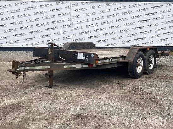 2004 Rolls Rite 17ft. 7 Ton T/A Utility Tilt Deck Trailer