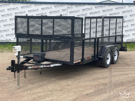 2016 Texas Trailers 16ft T/A Utility Trailer