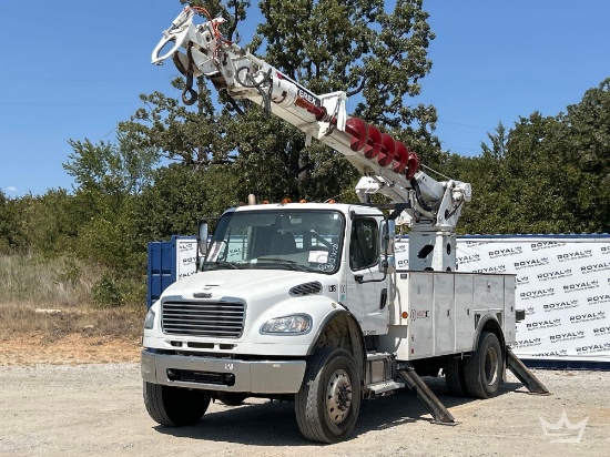 2020 Freightliner M2 106 4x4 Terex Commander C4047 Insulated Digger Derrick Truck