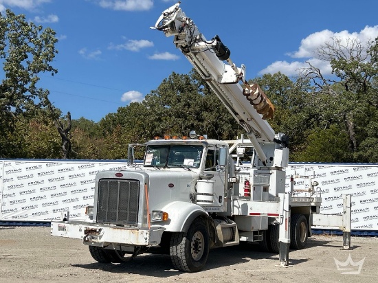 2010 Peterbilt 367 Altec D3050ATR Material Handling Insulated T/A Digger Derrick Truck