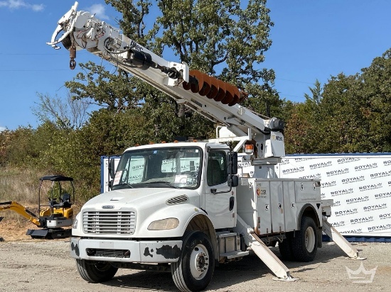 2019 Freightliner M2 106 Altec DC47TR Insulated Digger Derrick Truck