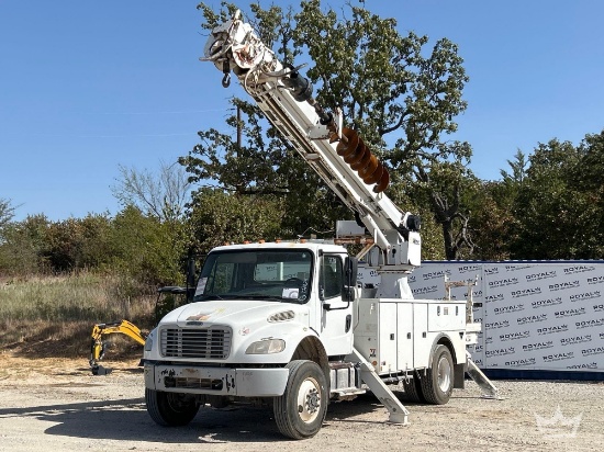 2014 Freightliner M2 106 AWD Altec DC47TR Insulated Digger Derrick Truck