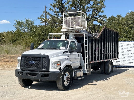 2017 Ford F-750 Lemco Hydraulics 8000C Forestry Grapple Truck