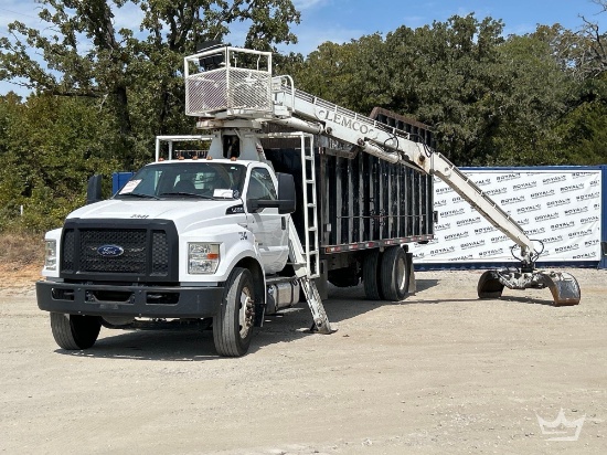 2017 Ford F-750 Lemco Hydraulics 8000C Forestry Grapple Truck