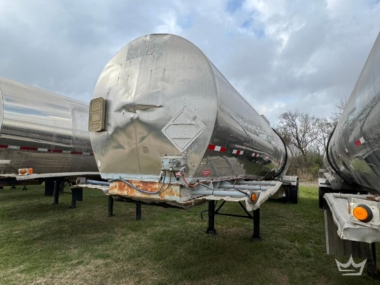 1976 Staineless Tank Inc. 6,500 Gallon T/A Chemical Tanker Trailer