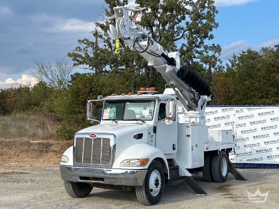 2010 Peterbilt 335 Truck Terex Commander 4045 Digger Derrick Truck