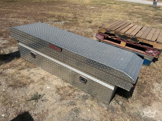 Weather Guard 127-0-03 72in. Aluminum Diamond Plate Truck Toolbox
