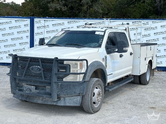 2022 Ford F-450 4X4 Crew Cab Venturo ET12KX 3,500lbs Crane Service Truck