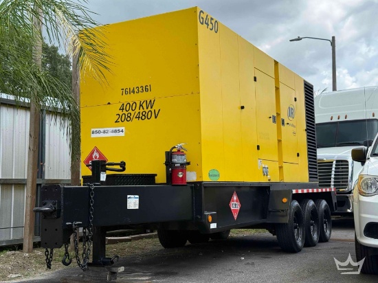 2011 Ingersoll Rand G450 400kW Tri-Axle Towable Diesel Generator
