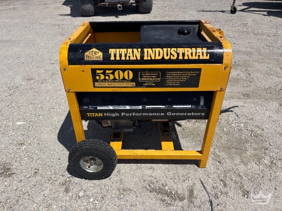 Titan Industrial TG-5500 5,500W Portable Gasoline Generator