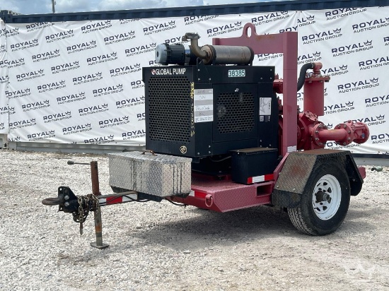 2015 Global Pump 4GHTDP-K4 Towable Trash Pump