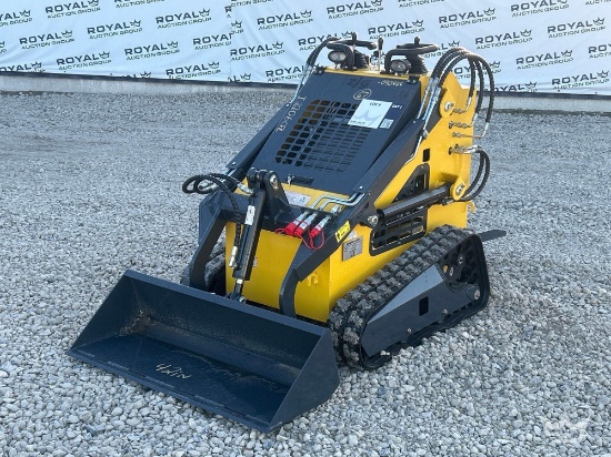 2026 ZJ-380 Mini Stand-On Track Loader Skid Steer