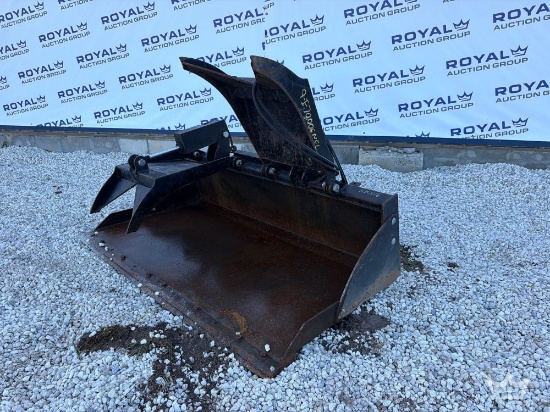 72in Dual Cylinder Grapple Bucket Skid Steer Attachment