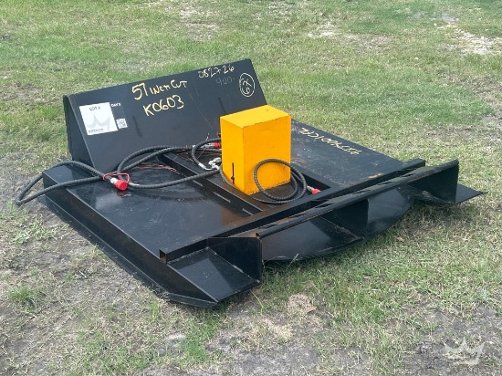 2025 GIYI GY-BC63 57in Brush Cutter Skid Steer Attachment