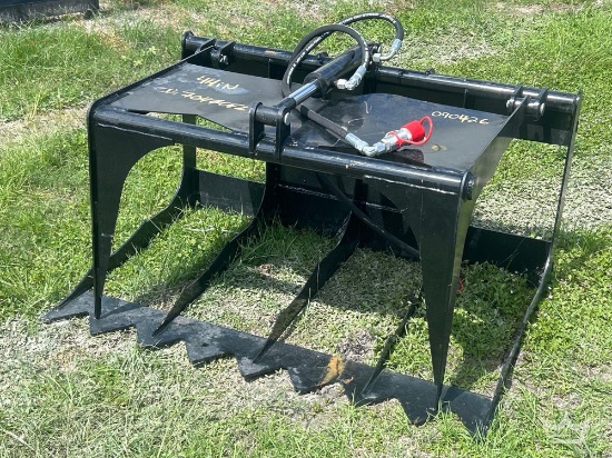 2025 44in Hydraulic Grapple Rake Mini Skid Steer Attachment