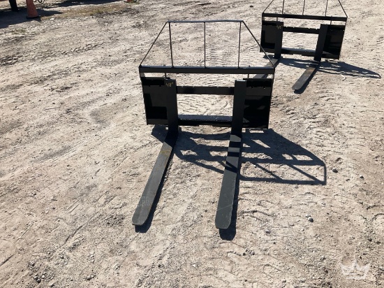 48in Forks and Frame Skid Steer Attachment