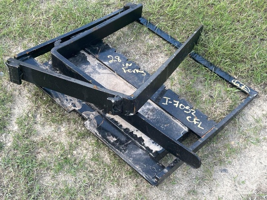 2025 28in Forks and Frame Mini Skid Steer Attachment