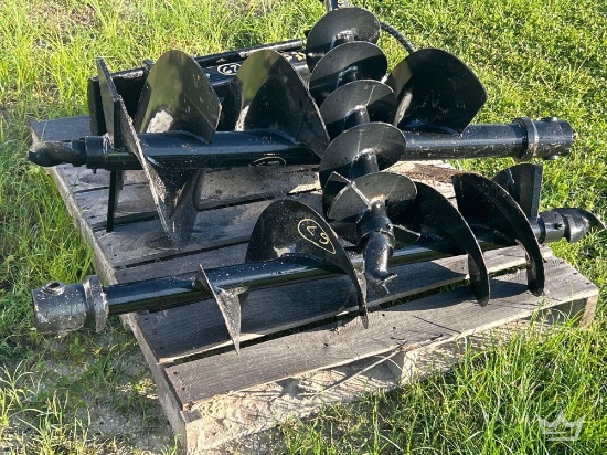 Hydraulic Auger Set Mini Skid Steer Attachment
