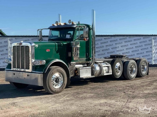 2017 Peterbilt 389 Wet Kit Tri-Axle Day Cab Truck Tractor