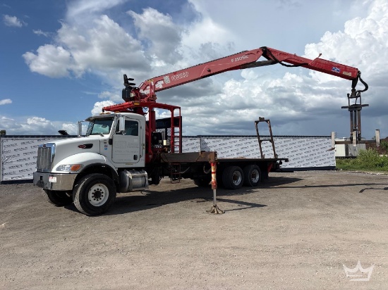 2007 Peterbilt 340 Fassi F250SE.22 T/A Knuckle Boom Crane Truck