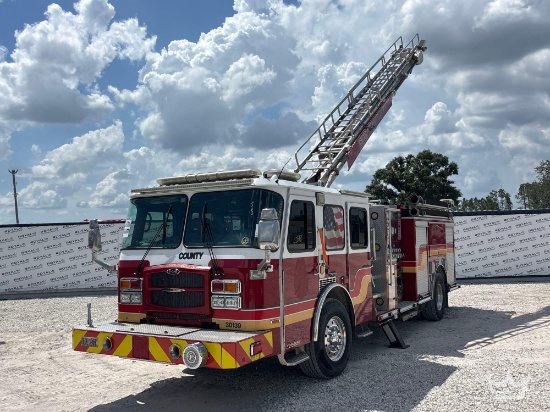 2005 E-One Typhoon 55ft. Quint Ladder/Pumper Fire Truck